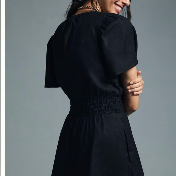 Anthropologie Somerset Shorts Romper in Black XL - Picture 2 of 3